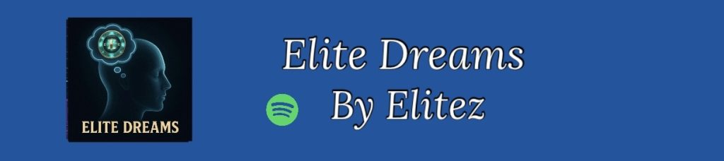 Button to go to the Spotify link for the song Elite Dreams by Elitez