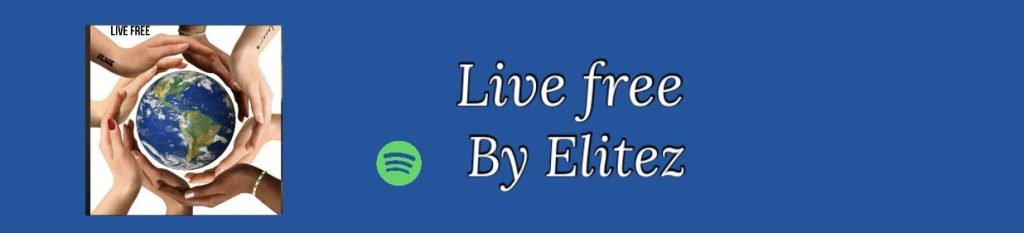 Button to go to the Spotify link for the song Live Free by Elitez