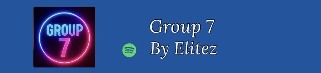 Button to go to the Spotify link for the song Group 7 by Elitez